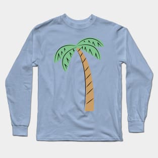 Kids palm tree drawing Long Sleeve T-Shirt